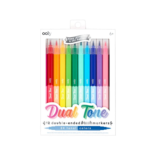 OLY* Dual Tone Double Ended Brush Markers -  - Office & Stationery - Feliz Modern