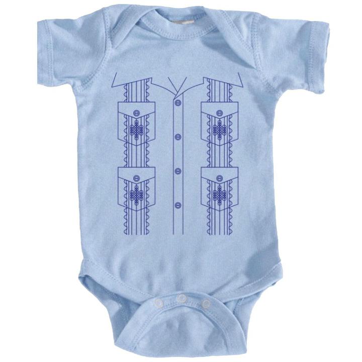 FMD Guayabera Onesie -  - FMD - Feliz Modern