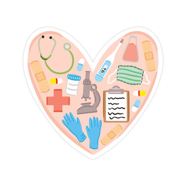 BWS Medical Love Sticker -  - Stickers - Feliz Modern