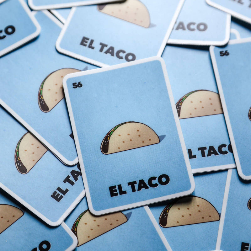 TCG El Taco Loteria Card Sticker -  - Stickers - Feliz Modern