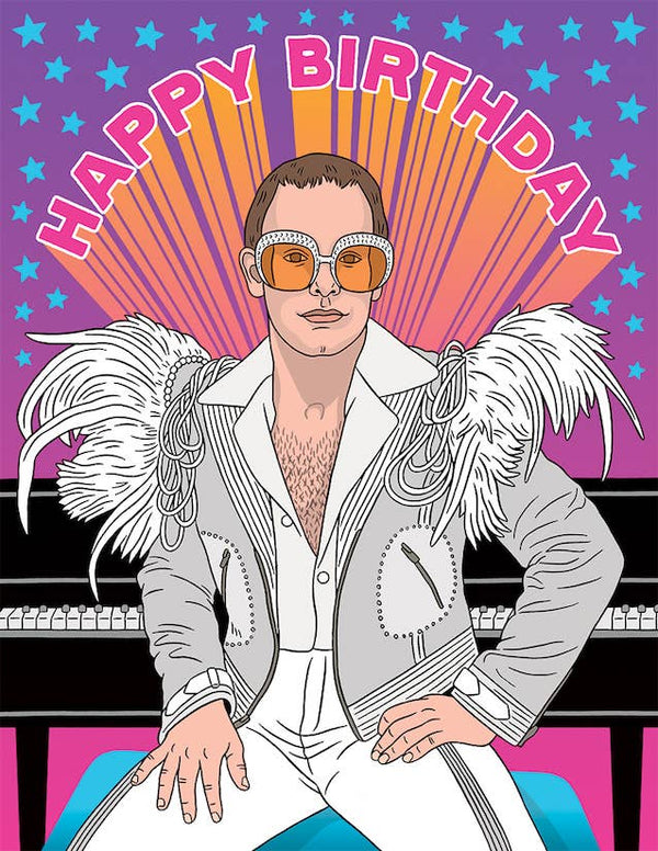 TFND* Elton Bday Card -  - Cards - Feliz Modern