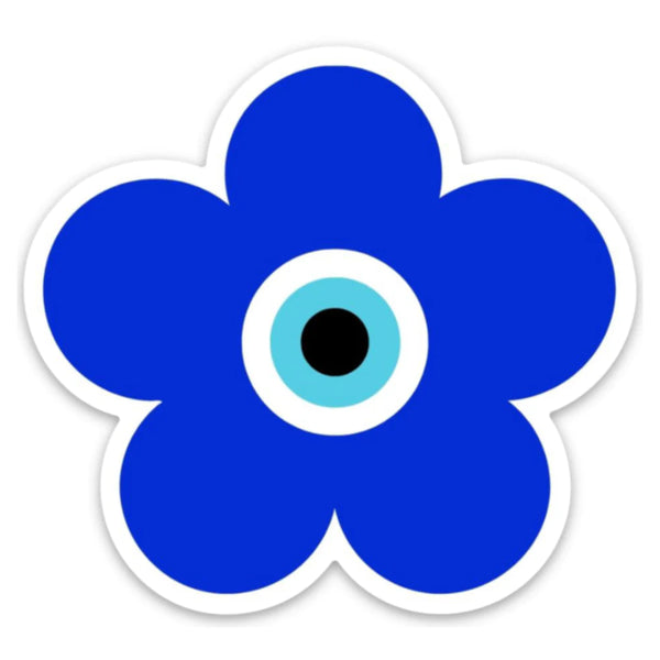 NAT Evil Eye Flower Sticker -  - Stickers - Feliz Modern
