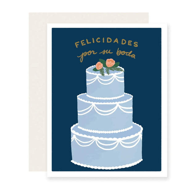 SLGST Boda Cake / Wedding Cake  Card -  - Cards - Feliz Modern