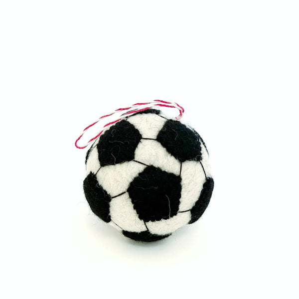 OFO Felt Soccer Ball Ornament -  - Christmas - Feliz Modern