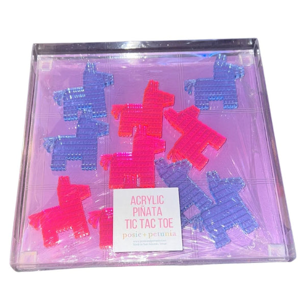 PSPT* Pink & Blue Pinata Tic Tac Toe -  - Games - Feliz Modern