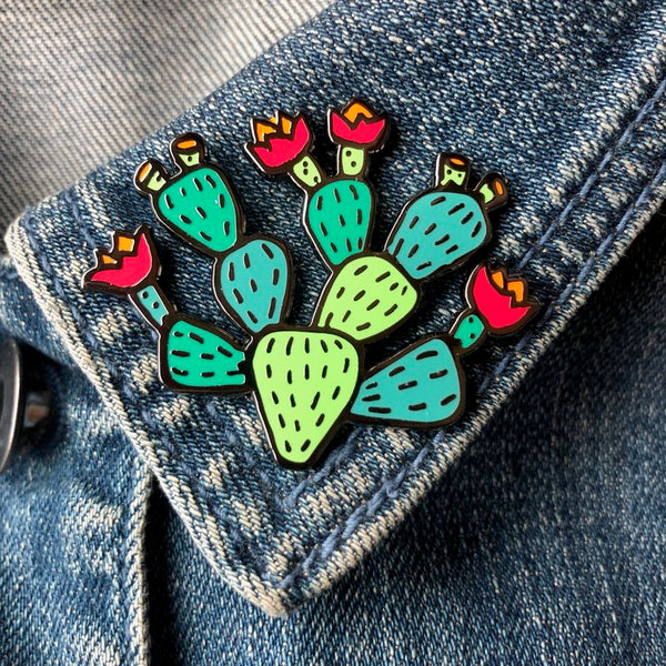 LCA Flowering Cactus -  - Pins & Patches - Feliz Modern