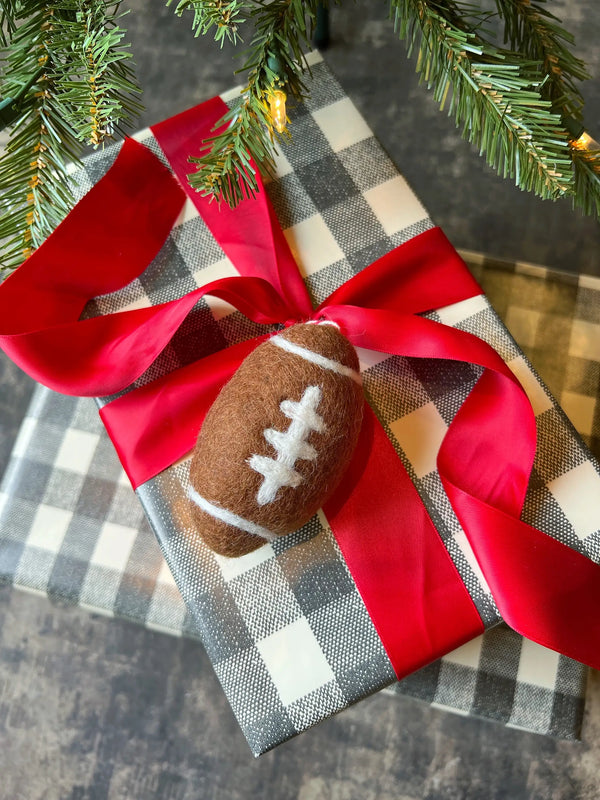 OFO Felt Football Ornament -  - Christmas - Feliz Modern