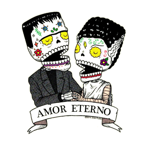 FPCT Frankenstein and Bride Sticker -  - Stickers - Feliz Modern