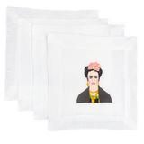 LTRMD Frida Embroidered Napkins -  - Tea Towels & Napkins - Feliz Modern