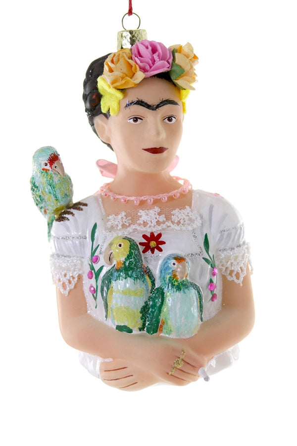 CFC Frida with Parrots Ornament -  - Christmas - Feliz Modern