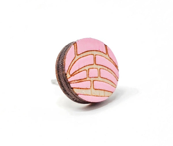 LCM Pink Concha Stud Earrings -  - Earrings - Feliz Modern