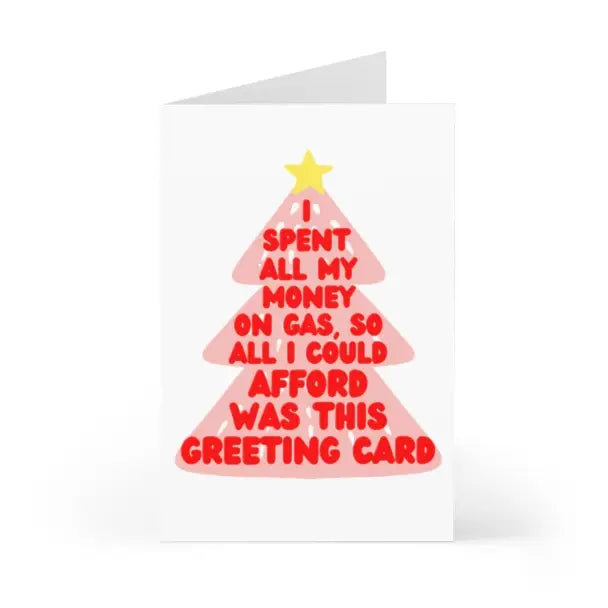 RIFR* Gas Money Christmas Card -  - Christmas - Feliz Modern