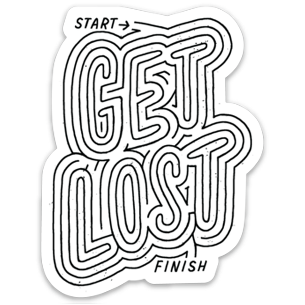 FFT* Get Lost Sticker -  - Stickers - Feliz Modern