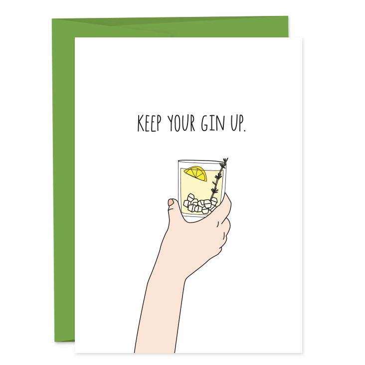 HUM* Gin Up Card - - Cards - Feliz Modern
