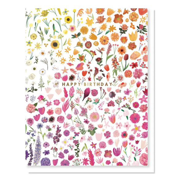 TMBP Happy Bday Floral Card -  - Cards - Feliz Modern