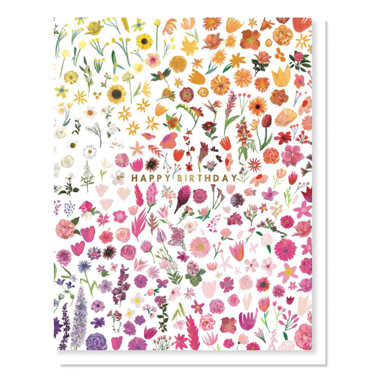 TMBP Happy Bday Floral Card -  - Cards - Feliz Modern