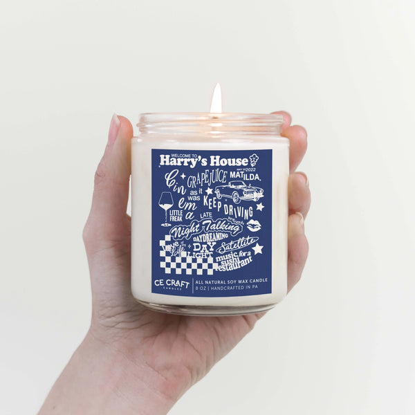CEC* Harry's House Tracklist Candle -  - Candles - Feliz Modern