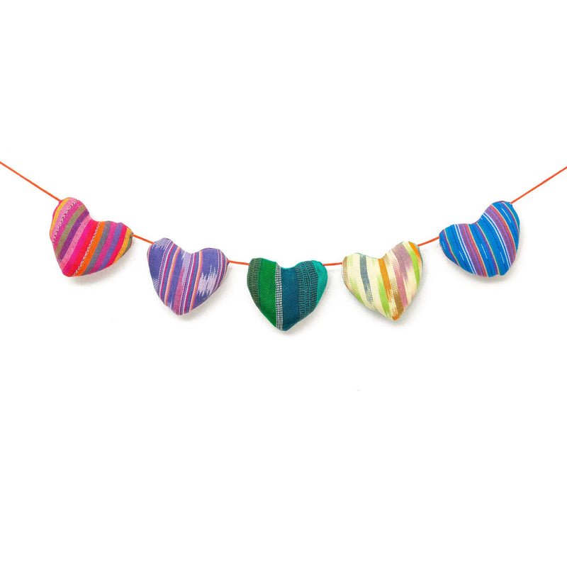 UPCR* Serape Heart Garland -  - Garlands - Feliz Modern