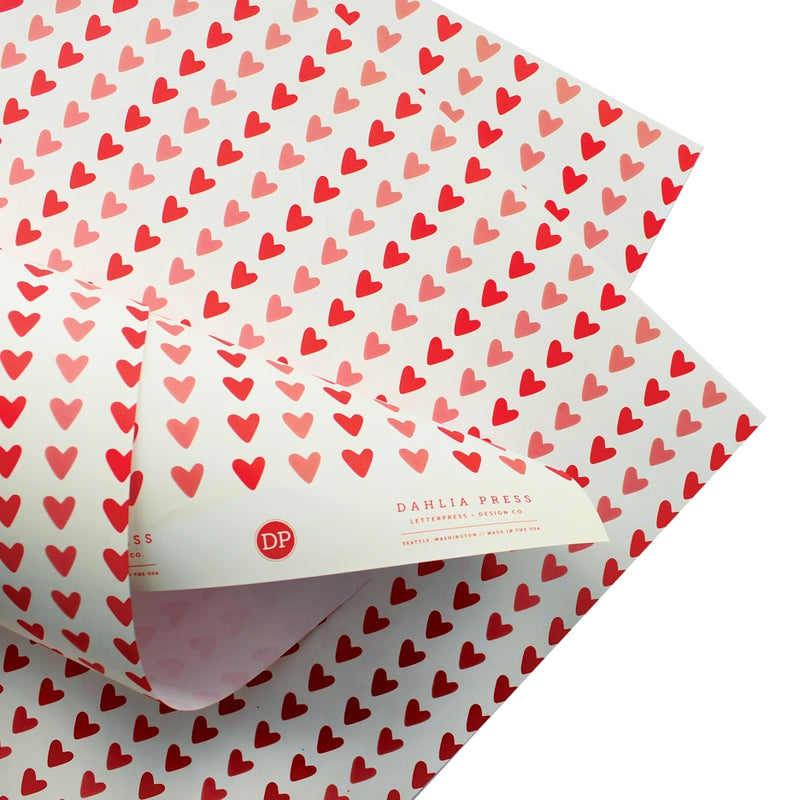 DPE Hearts Gift Wrap -  - Gifting Supplies - Feliz Modern