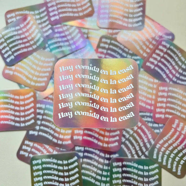 MVS Holographic Food At Home Sticker -  - Stickers - Feliz Modern