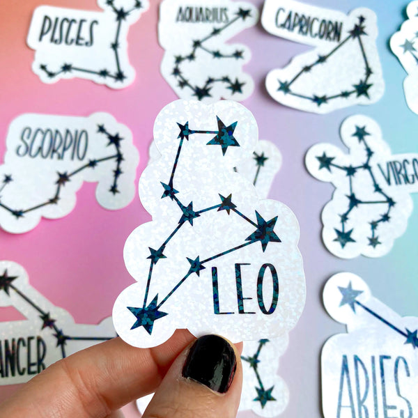 BLAB* Holographic Zodiac Sticker -  - Stickers - Feliz Modern