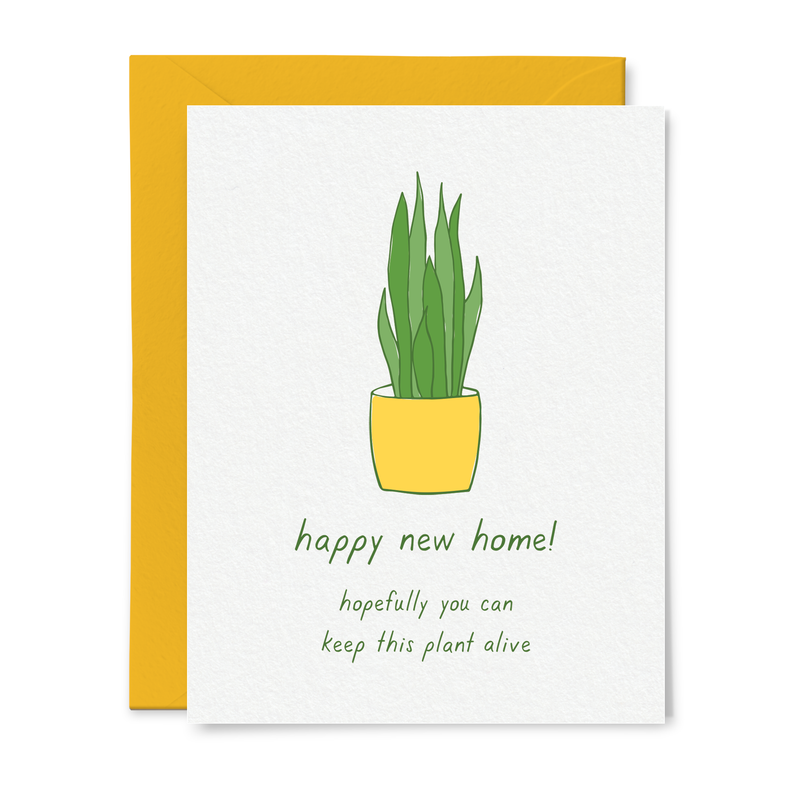 TH* Housewarming Plant Card -  - Cards - Feliz Modern