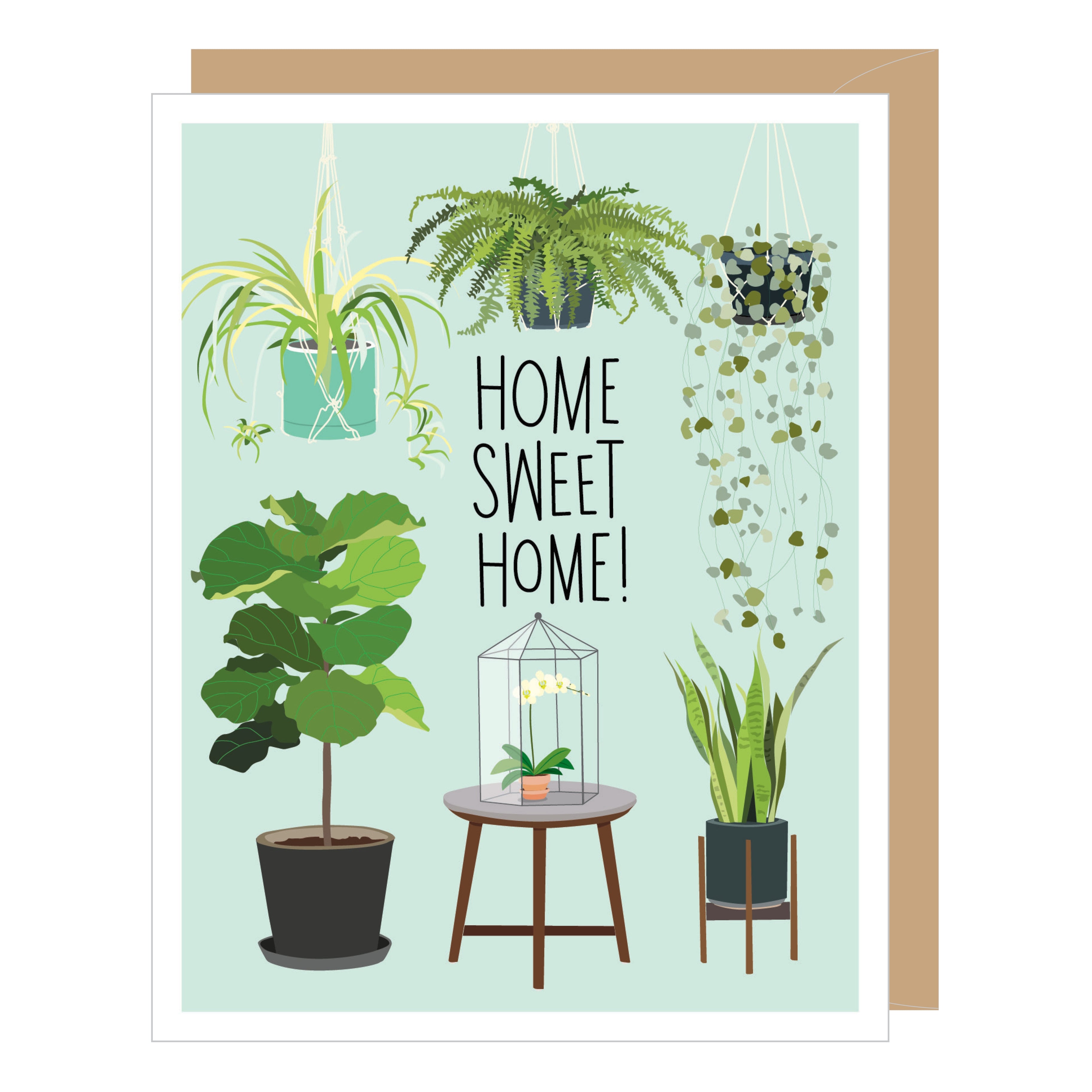 Carte De Félicitations "New Home Sweet Home" Piccadilly Greetings - 20.3 X 15.2 Cm - Fabriqué Au Royaume-Uni