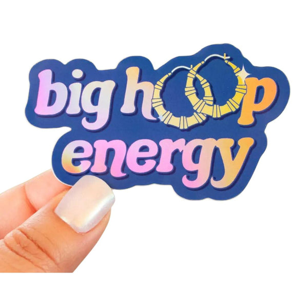 QRPT Big Hoop Energy Sticker -  - Stickers - Feliz Modern
