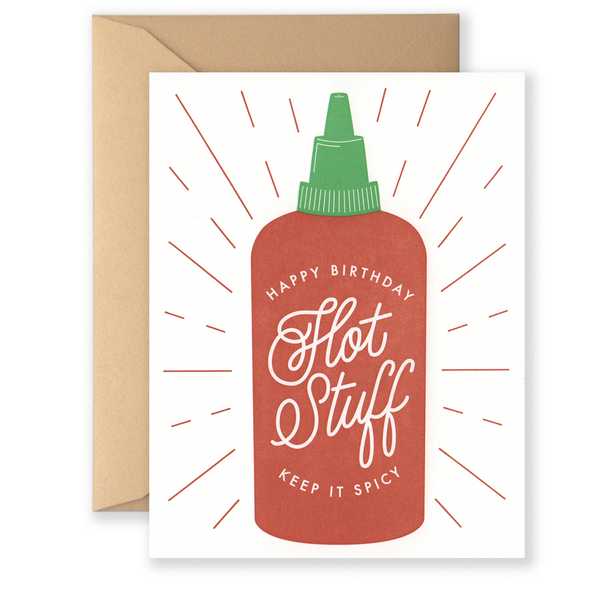 LNHP Happy Birthday Hot Stuff Card -  - Cards - Feliz Modern