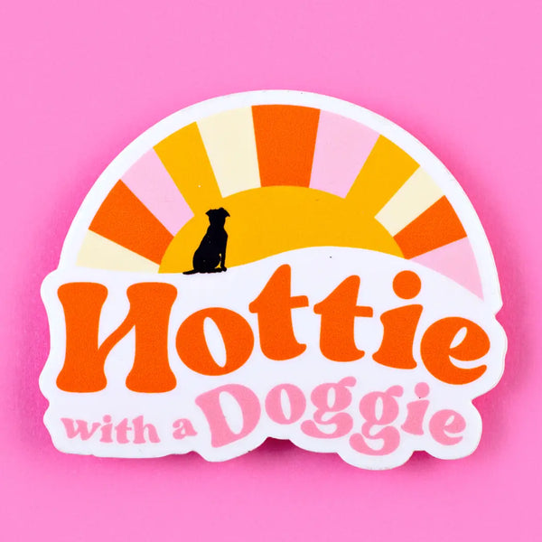 BDTG Hottie With a Doggie Sticker -  - Stickers - Feliz Modern