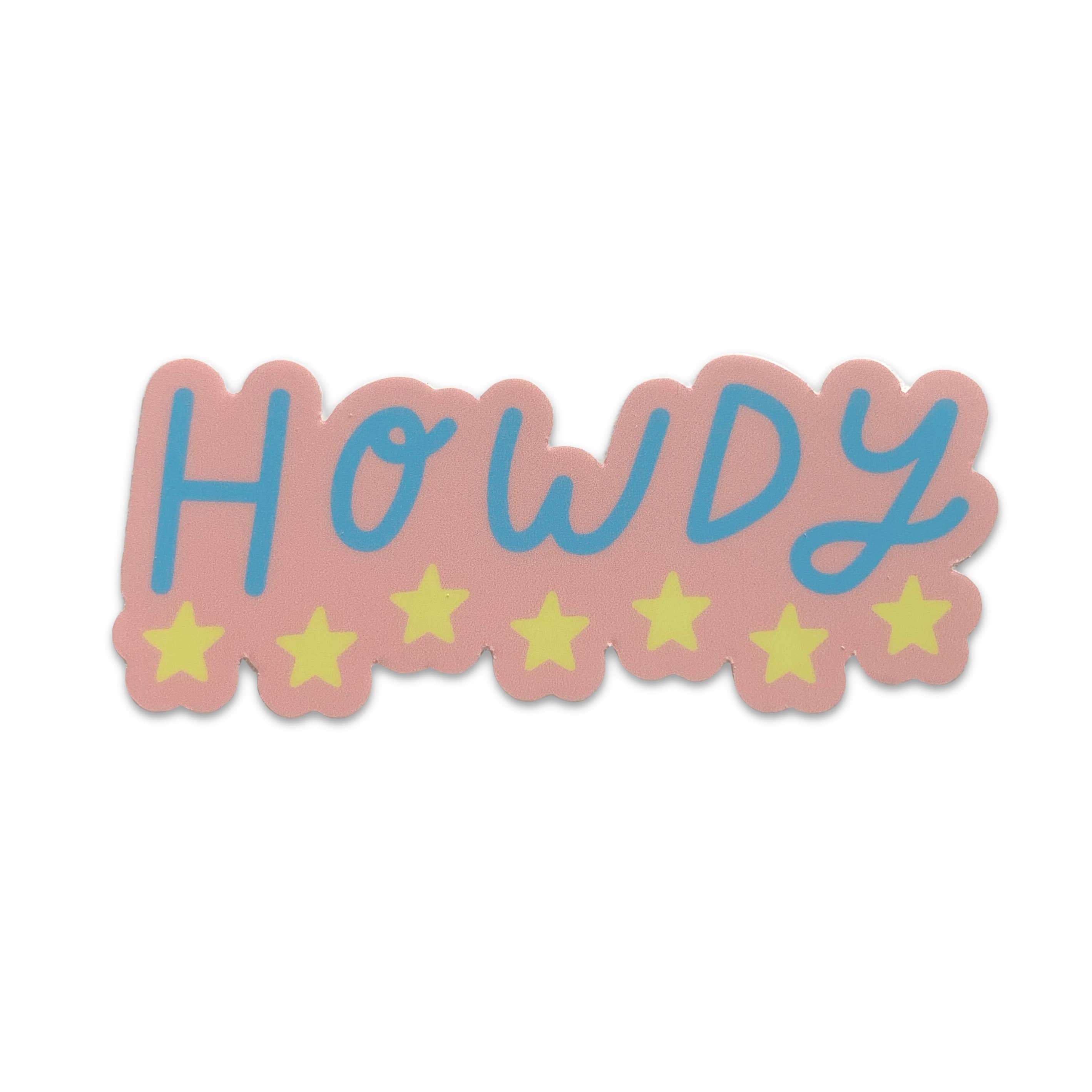 Howdyyyy Sticker ALB* Howdy Sticker – Feliz Modern