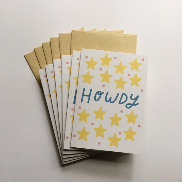 ALB Howdy Set of Cards -  - Cards - Feliz Modern