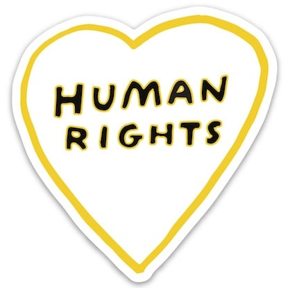 TFND* Human Rights Heart Die Cut Sticker -  - Stickers - Feliz Modern