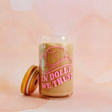 LUXC In Dolly We Trust Boba Glass -  - Drinkware - Feliz Modern