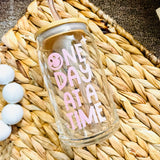 KUAD  One Day At A Time Boba Glass -  - Drinkware - Feliz Modern