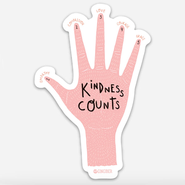 GGB Kindness Counts Sticker -  - Stickers - Feliz Modern