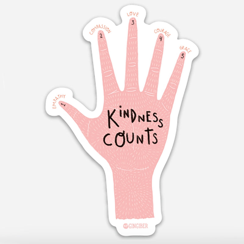 GGB* Kindness Counts Sticker -  - Stickers - Feliz Modern