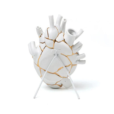 SLTI Floral Kint-Su-Gi Heart Vase