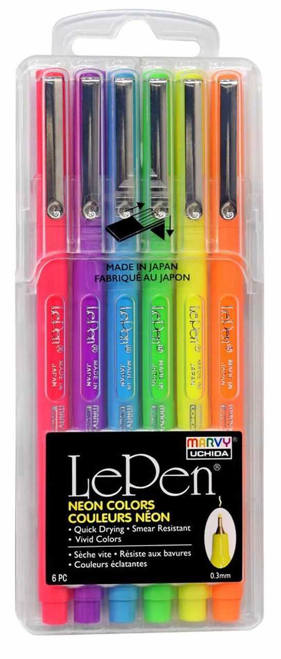 MCI Neon Le Pen 6 Pack -  - Office & Stationery - Feliz Modern