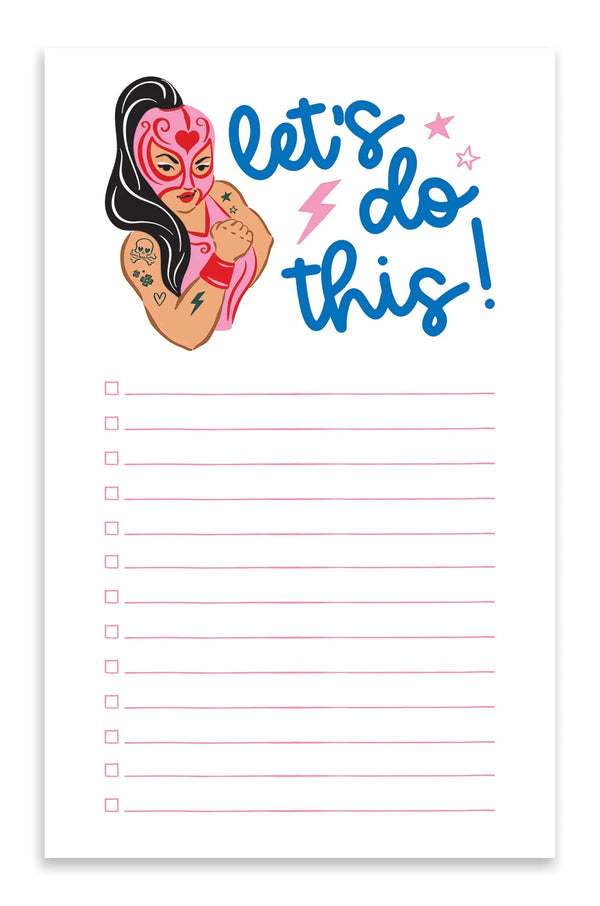 LLP Lucha Let's Do This Notepad -  - Office & Stationery - Feliz Modern