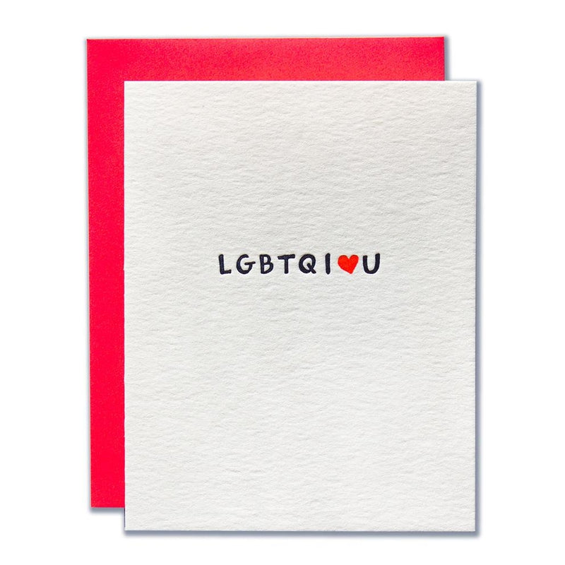 LFLP* LGBTQILOVEU Card -  - Cards - Feliz Modern
