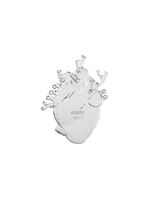 SLTI* Love in Bloom Glass Heart Vase -  - Vases & Planters - Feliz Modern