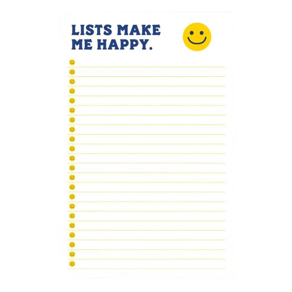 SLTZ Happy List Notepad -  - Office & Stationery - Feliz Modern