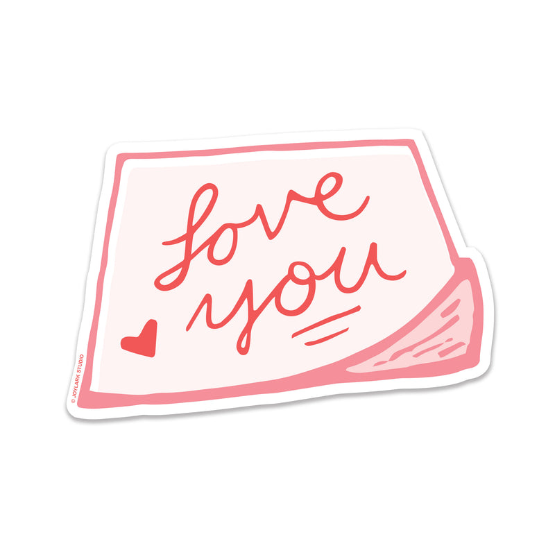 JSO Love Note Sticker -  - Stickers - Feliz Modern