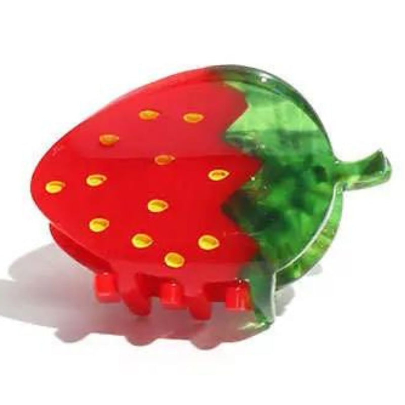 JLMNS Mini Red Strawberry Hair Clip -  - Hair Accessories - Feliz Modern
