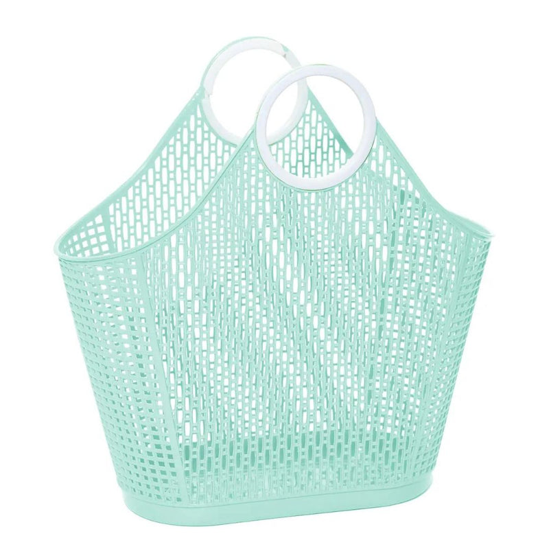 SNJL* Mint Fiesta Shopper Tote (Curbside - In Store Only) -  - Bags - Feliz Modern