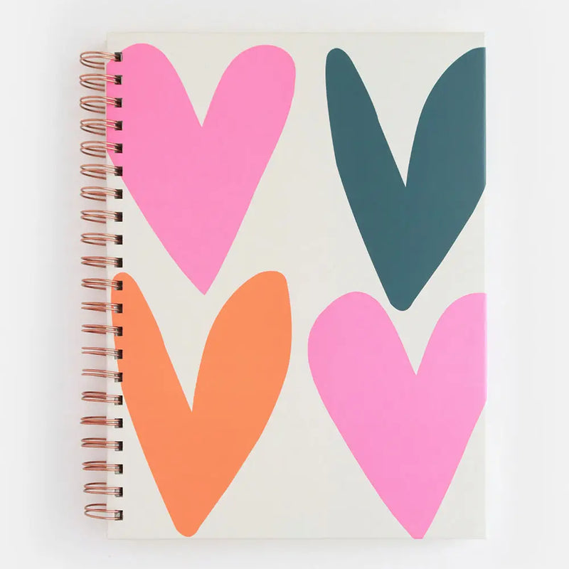 CRLG Colorful Multi Heart Notebook -  - Office & Stationary - Feliz Modern