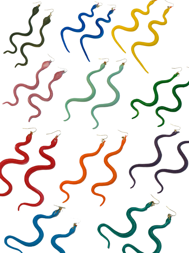 NZNZ Snake Earrings -  - Earrings - Feliz Modern