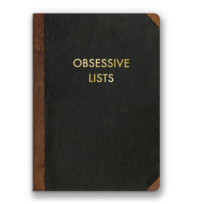 TMM Obsessive Lists Journal -  - Office & Stationery - Feliz Modern