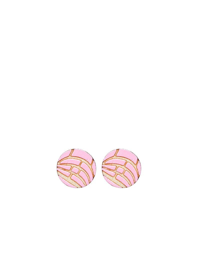 LCM Pink Concha Stud Earrings -  - Earrings - Feliz Modern